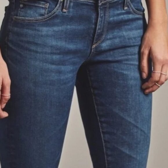 AG Adriano Goldschmied The Stilt Cigarette Leg Blue Jeans - Picture 2 of 12